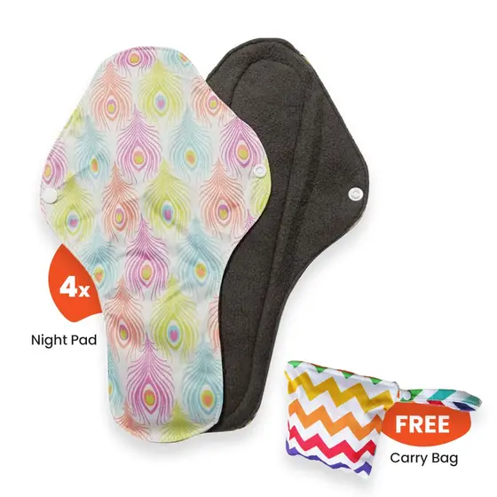 Topsy Daisy Super Pads Set, reusable bamboo terry pads